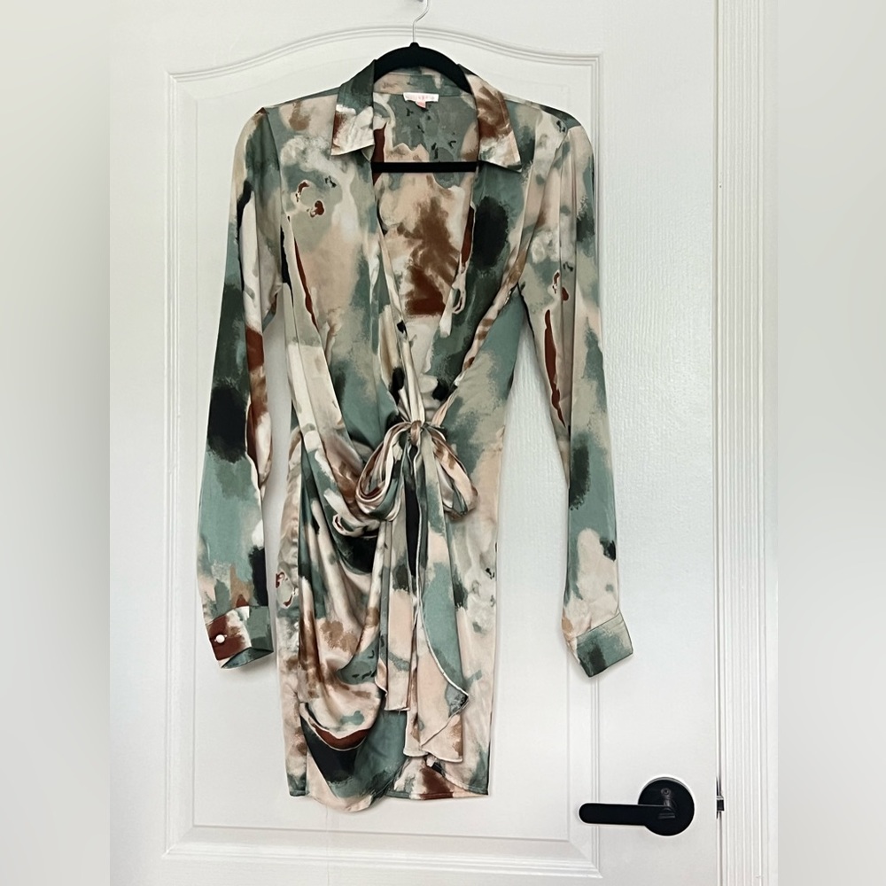 Silk Collared Dress
